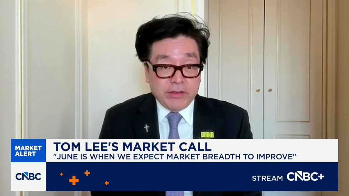 "We might still have challenges, so I think everyone needs to be vigilant, but generally bullish," says @Fundstrat’s Tom Lee on the markets.