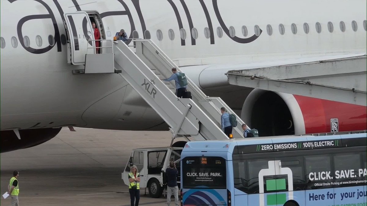 The England squad are on their way to Miami for the World Cup 🏆