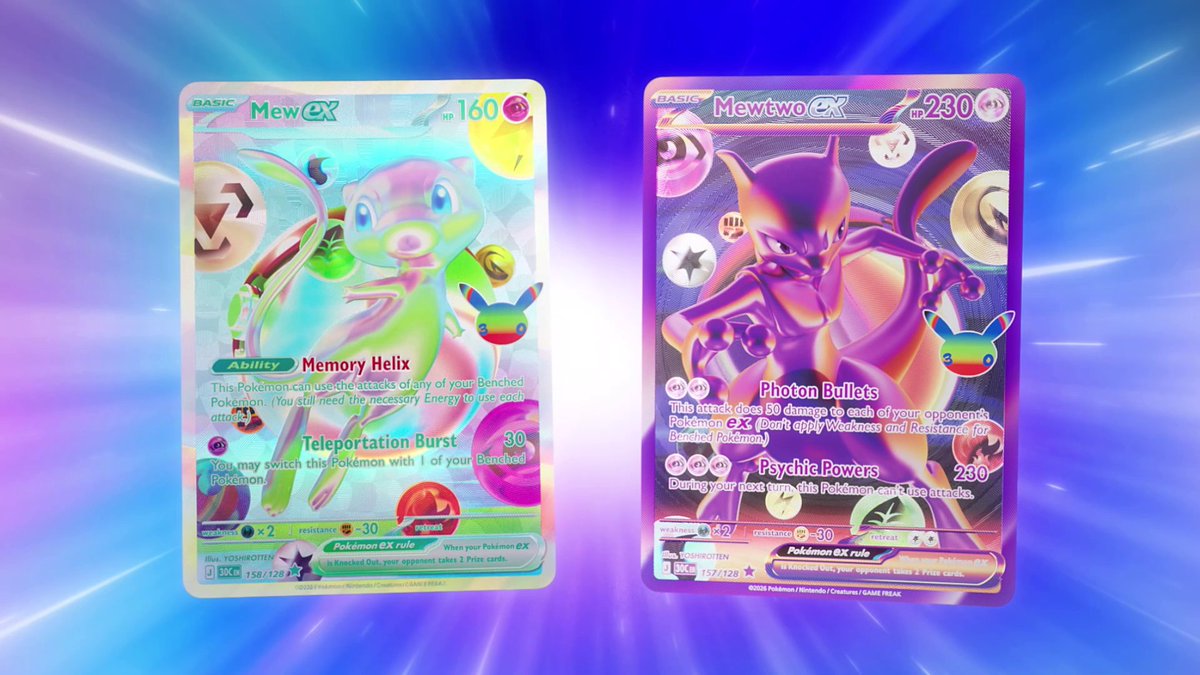 Get hype for the #PokemonTCG: 30th Celebration with ALL foil cards, 30 Pikachu illustrations, and a new card rarity: Futuristic rare! 🎉 Out worldwide September 16!