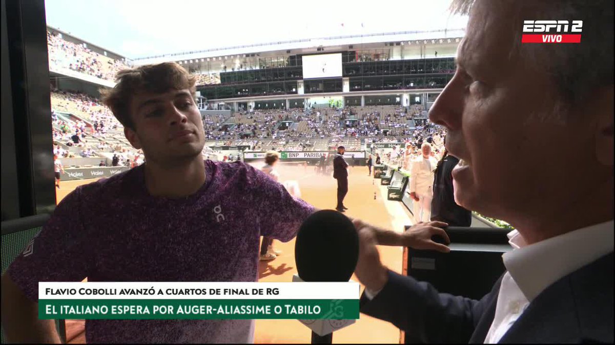 🇦🇷 Flavio Cobolli eligió a Argentina para el Mundial. 🗣️ "Hay muchos argentinos en la Roma, que es mi equipo, y uno de mis jugadores favoritos es Leandro Paredes. También me alegraría por Cristiano, pero voy con Argentina".