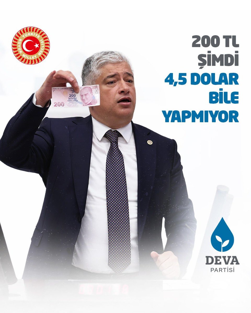 Sadullah Kısacık: ”200 TL ilk tedavüle girdiği 1 Ocak 2009 yılında 131 dolar yapıyordu. Şimdi ise 4,5 dolar bile yapmıyor. Aradaki bu 126 dolar nerede?”