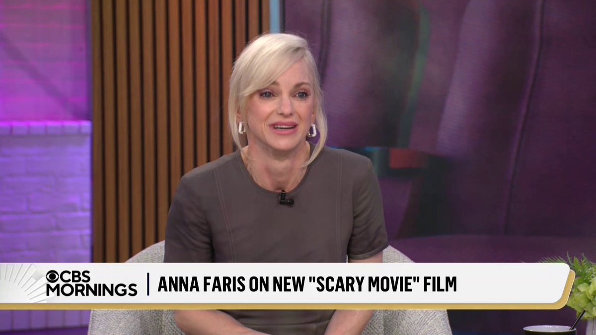 “We’re back!” More than 25 years after her breakthrough role in the original horror parody film #ScaryMovie, Anna Faris is back as Cindy Campbell in the sixth installment of the iconic Scary Movie franchise, an experience she called “unbelievable.” “I can’t believe we get to do this again,” she told CBS Mornings. “I am still feeling so euphoric.”