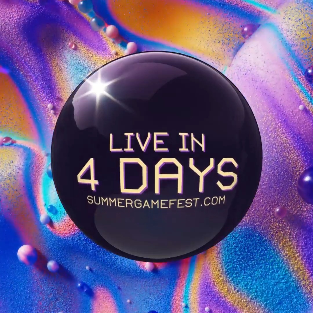 Just 4 days until #SummerGameFest streams live from the Dolby Theatre on Friday. The 2 hour live broadcast begins at 5p ET / 2p PT / 11p CEST / 10p BST / 6a JST at in 4K 60 FPS.