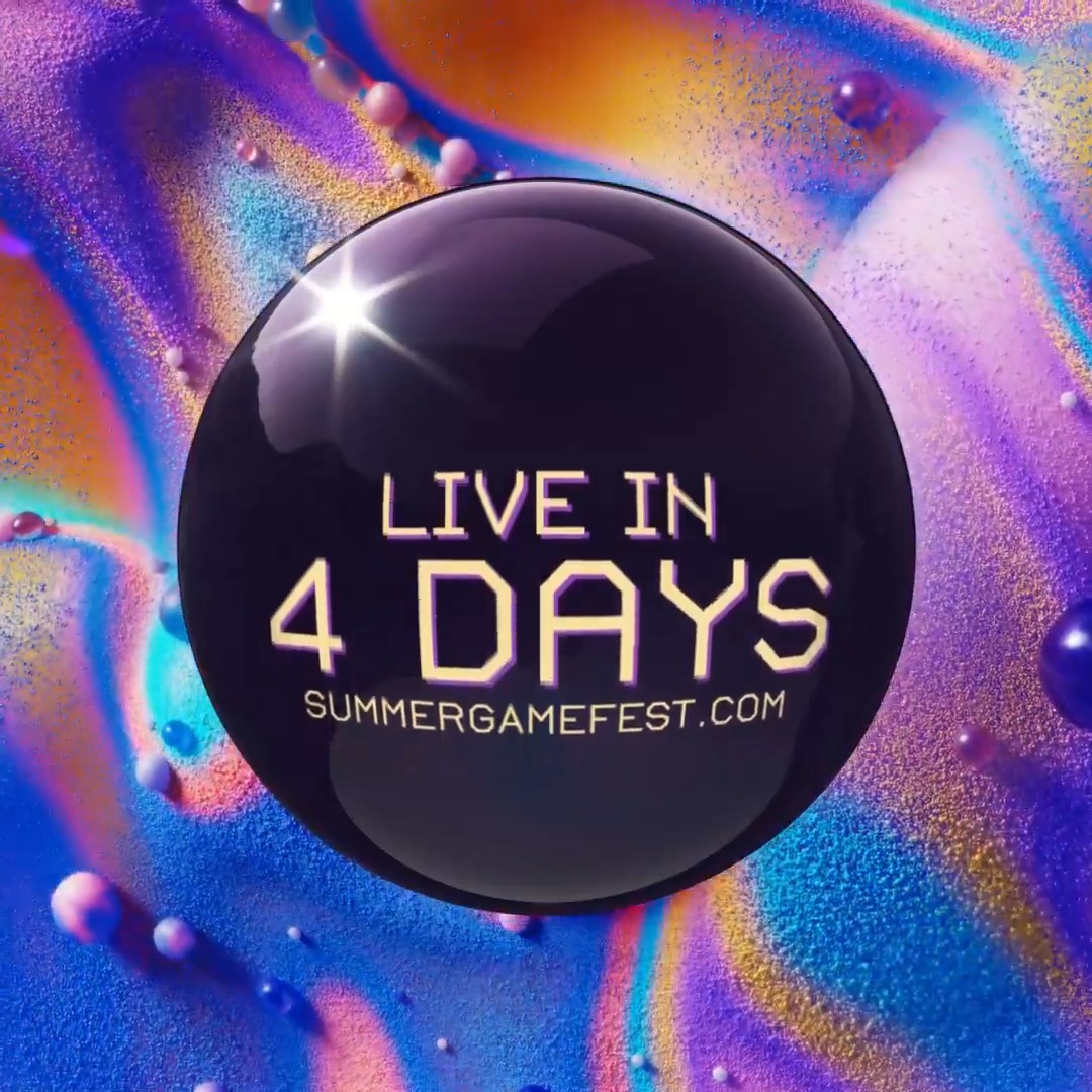 #SummerGameFest week is here! Just 4 days until we stream live from Dolby Theatre for our big 2 hour showcase of what's next for video games. Watch live at 5p ET / 2p PT / 11p CEST / 10p BST / 6a JST at