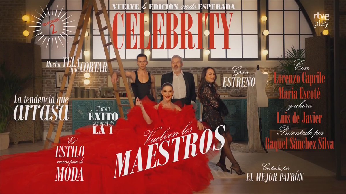 La 1 estrenará próximamente la segunda edición de 'Maestros de la costura Celebrity'