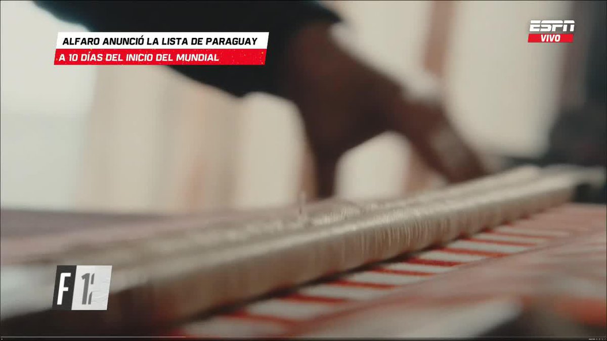 🇵🇾 ¡LA ORIGINAL FORMA DE PRESENTAR LA LISTA! Gustavo Alfaro y el clip que preparó Paraguay para anunciar los convocados al Mundial. ▶️ Mirá #ESPNF12 en el Plan Premium de #DisneyPlus