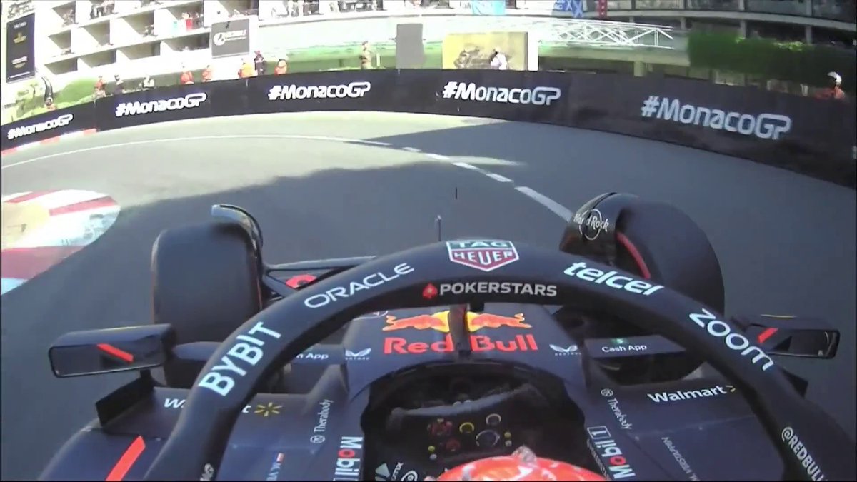 Faire la pole position en touchant 3 fois le mur, Max Verstappen sait le faire 🤩 #MonacoGP #F1