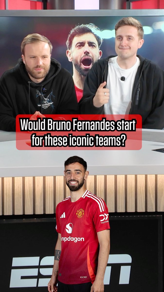 Would Bruno Fernandes start for these iconic clubs? 👀🇵🇹