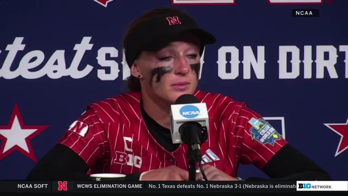 Somebody in the Nebraska Softball locker room thanked Jordy Frahm for coming home and changing the program. The two-way star's response was perfect 🥹