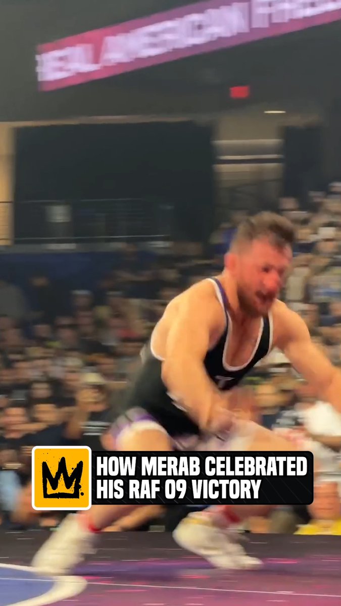 Merab having this much energy after a match is why he's The Machine 🦾 (via @rafwrestlingusa)