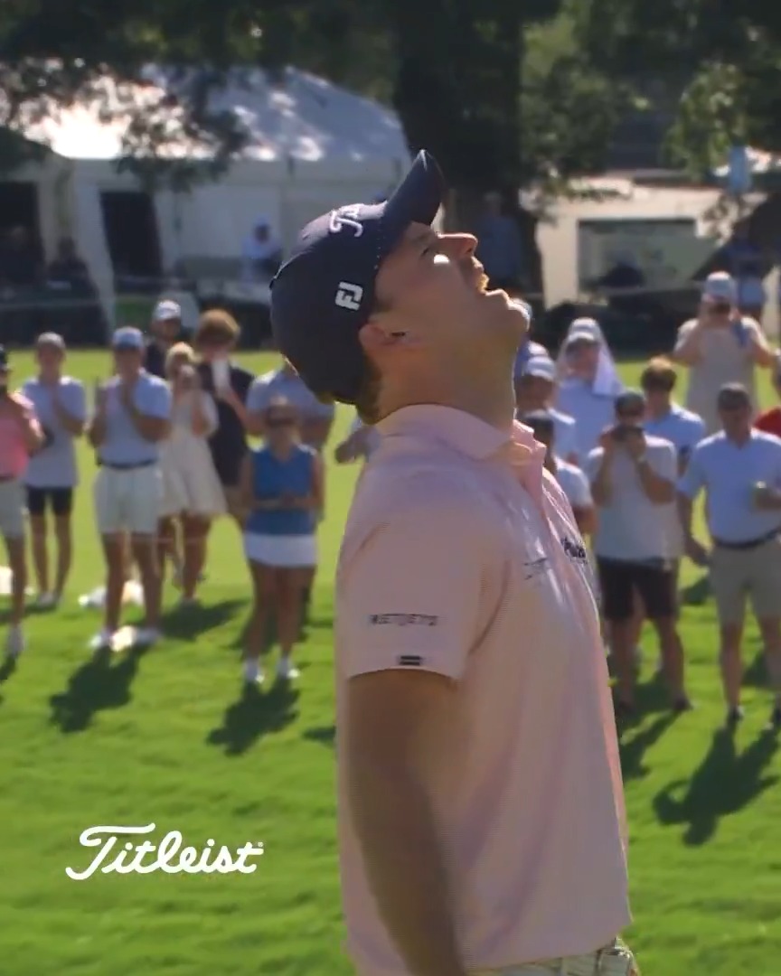 Locked in for the win 🔒 Russell Henley birdied holes 16, 17, 18 AND the first playoff hole to earn his sixth PGA TOUR victory. (Presented by Titleist)