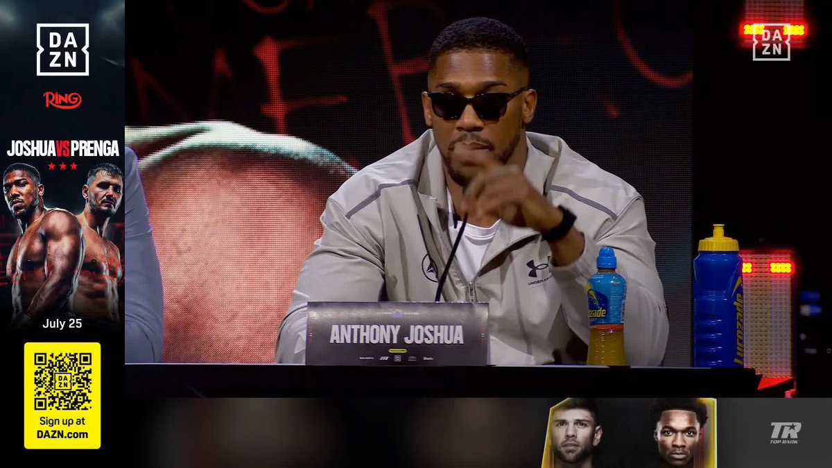 🗣️ ”It's a massive year for me!” - Anthony Joshua #JoshuaPrenga | DAZN | July 25