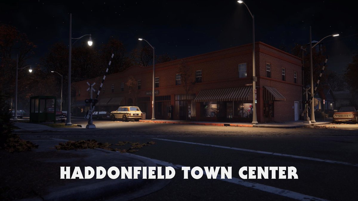 Haddonfield Town Center is the bustling cultural hub where residents gather to shop, share drinks, and find solutions to pesky household problems. Come take a tour of the diverse businesses and locations you'll find in this quaint midwestern downtown neighborhood with our second official map reveal. 🗺️