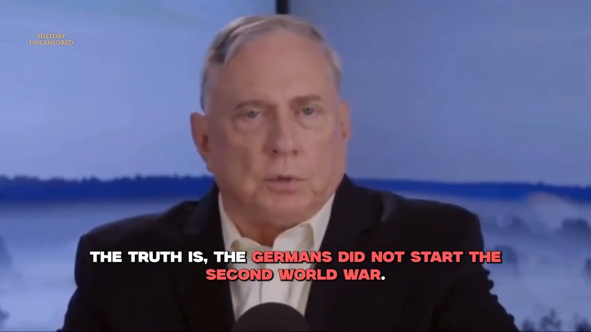 "The truth is, the Germans did not start the Second World War." — Colonel Douglas Macgregor