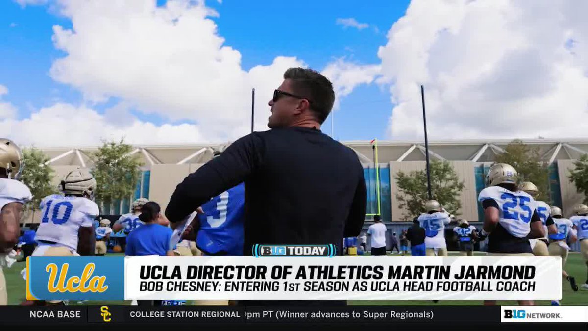 "I can't think of enough superlatives to describe him." UCLA Athletics AD Martin Jarmond sits down with Rick Pizzo to discuss new UCLA Football coach Bob Chesney. #B1GToday