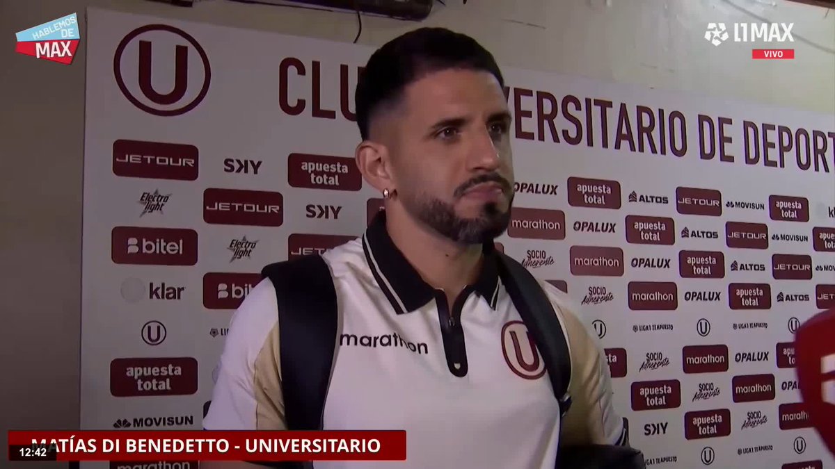 🎙️Di Benedetto: "OJALÁ LE PODAMOS REGALAR EL TETRA A MARTÍN PÉREZ GUEDES". #HablemosDeMAX #universitariodedeportes Ingresa al programa 👉🏽 📅 De lunes a jueves a la 12:30 p.m.