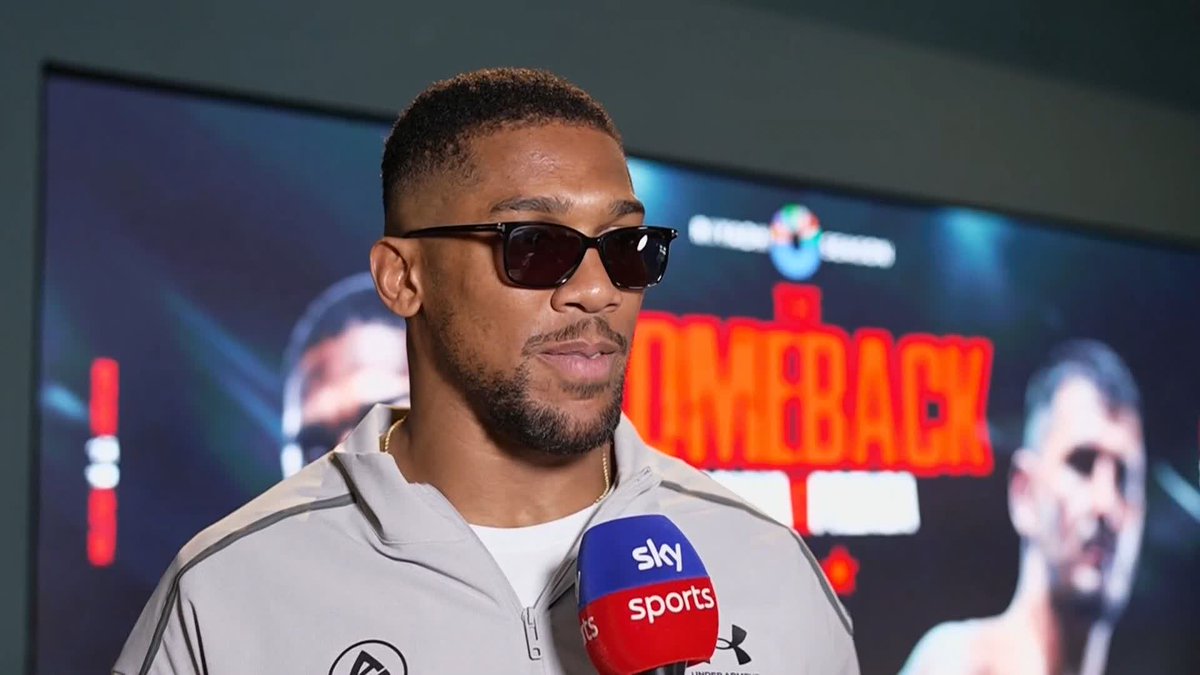"I feel it's the right time" Anthony Joshua gives an exclusive interview with Sky Sports about the potential fight with Tyson Fury 🥊