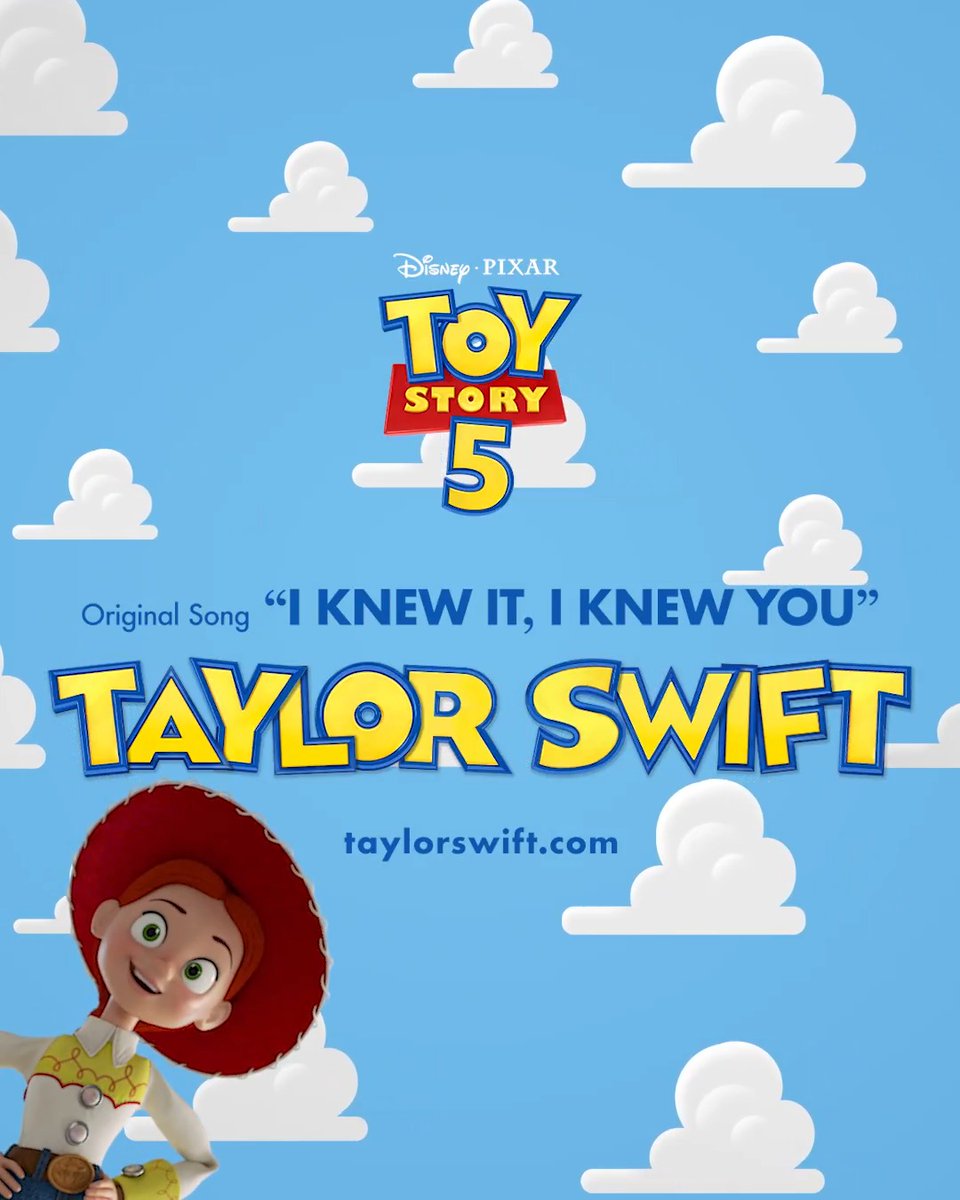 Taylor Swift’s original song, “I Knew It, I Knew You” from Toy Story 5 is yours this Friday.