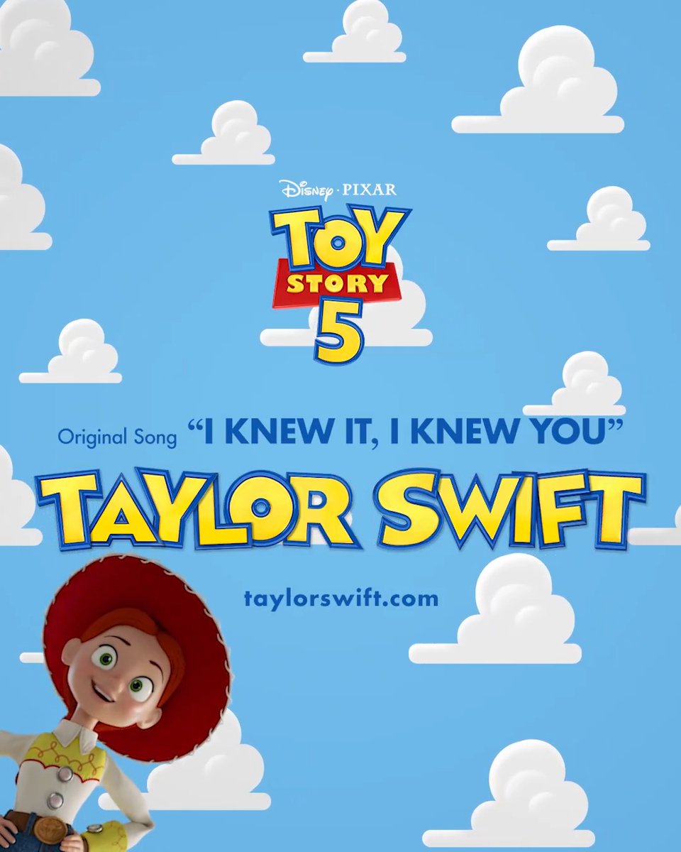 Taylor Swift’s original song, “I Knew It, I Knew You” from Toy Story 5 is yours this Friday.