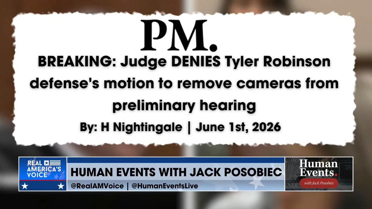 BREAKING: TYLER ROBINSON CASE WILL BE TELEVISED "The public WILL have transparency... Tyler Robinson's lawyers do not want you to see... the evidence... YOU WENT DOWN!... Charlie's murder was public and Charlie did not get a choice in that." Jack Posobiec