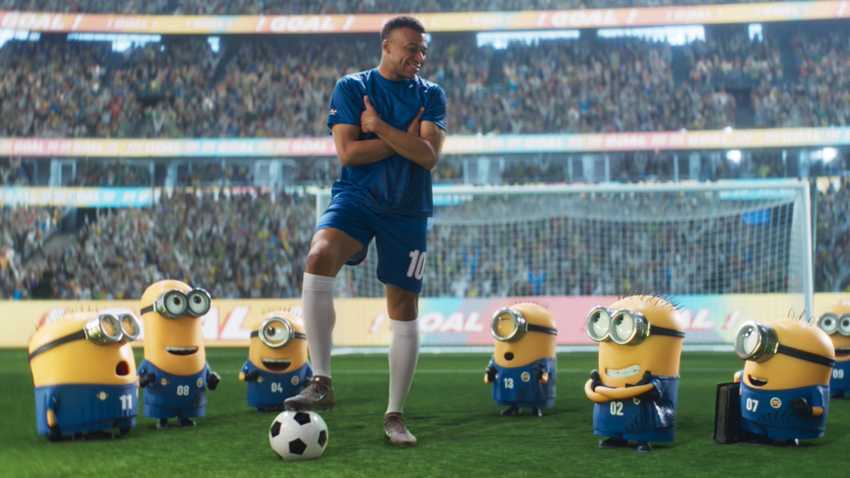Mbappé teams up with the Minions in a new teaser for ‘MINIONS & MONSTERS’. In theaters on July 1.