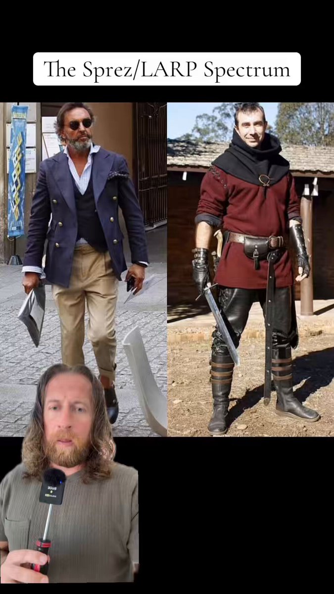 Both Sprezzatura and LARPing are valid approaches to how you dress.