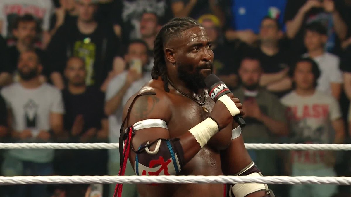 "I'll see you down the line" 👀 Oba Femi wwe with a MESSAGE for Brock Lesnar!