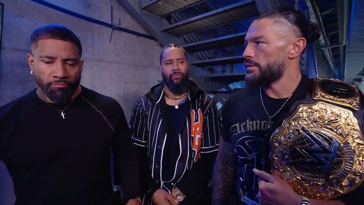"There's two ends of the table" Roman Reigns with some marching orders for Jey Uso!