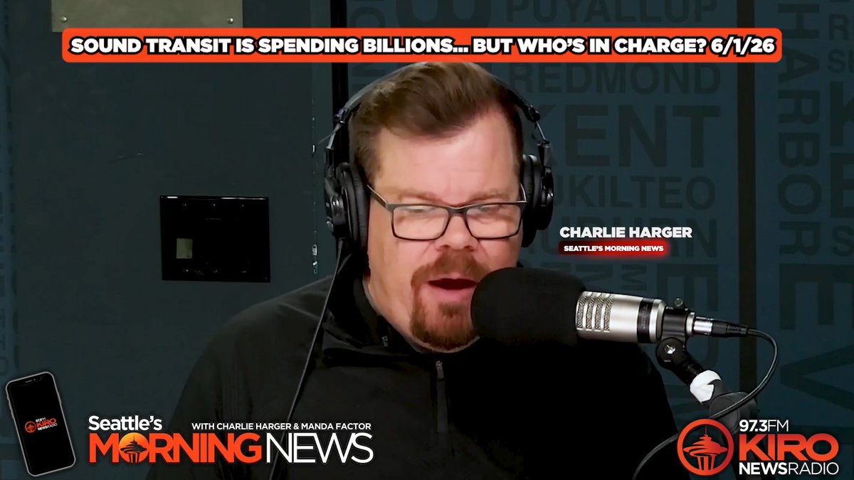 The Sound Transit board just took a red pen to ST3. Ballard gets cut off at Seattle Center. Kirkland-to-Issaquah pushed to 2050. A car rental tax was raised to help cover the shortfall. And not one of the 18 people who made those calls was elected to that seat. Charlie Harger, KIRO Newsradio takes a deep dive into this on today's commentary.