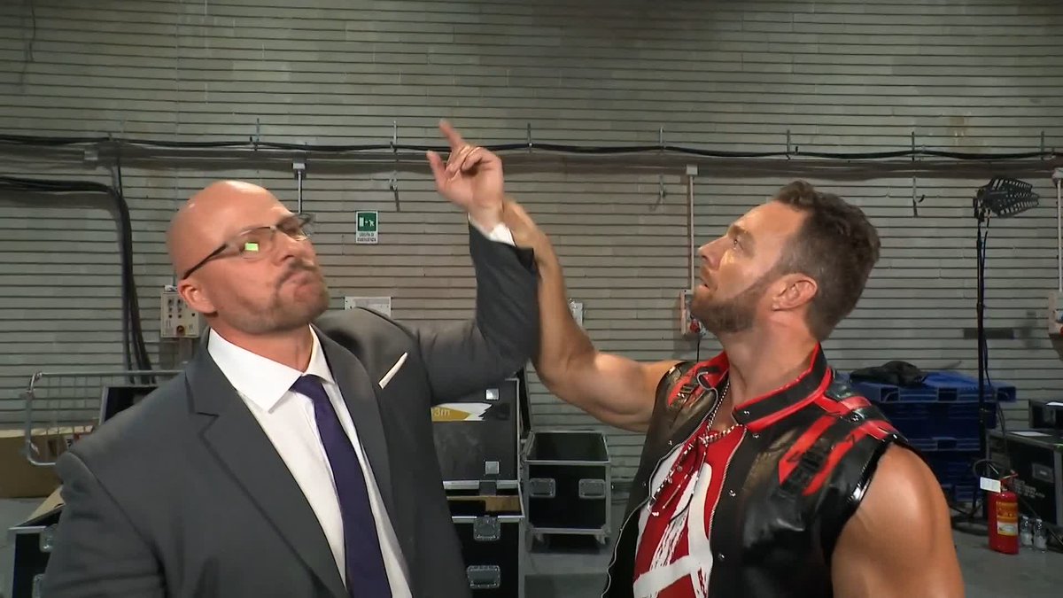 LA Knight gives Adam Pearce a piece of his MIND about The Bloodline! YEAH! LA Knight | Adam Pearce