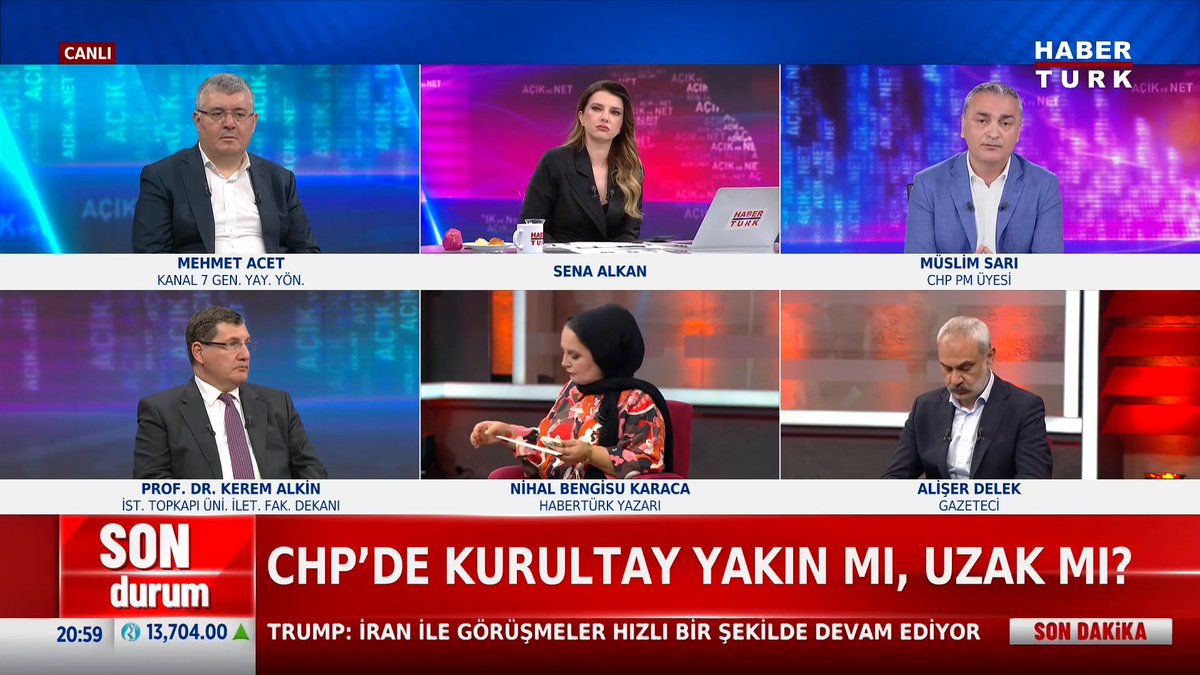 📌CHP'de Kurultay yakın mı, uzak mı? CHP PM Üyesi Müslim Sarı #AçıkveNet'te değerlendirdi.