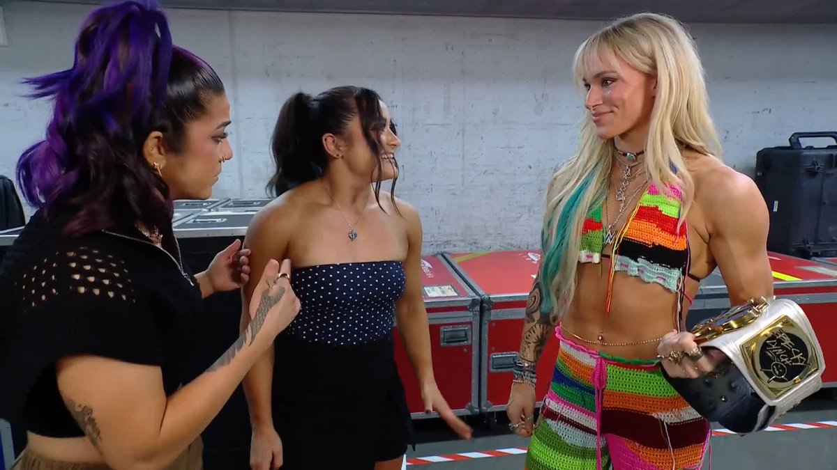 Looks like LYRA VALKYRIA may have landed a match with Sol Ruca for the Women's Intercontinental Title! ☺️ BUT, how does Bayley feel about that?