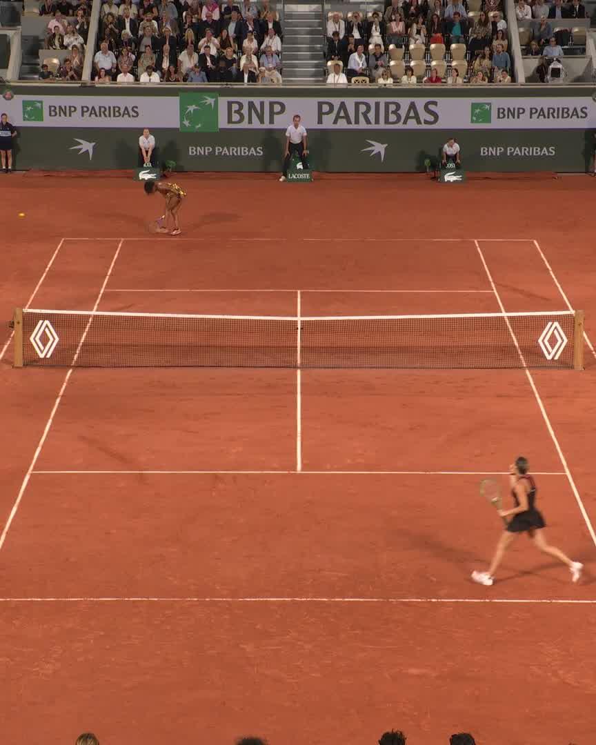 A World No.1 performance 🐯 #RolandGarros