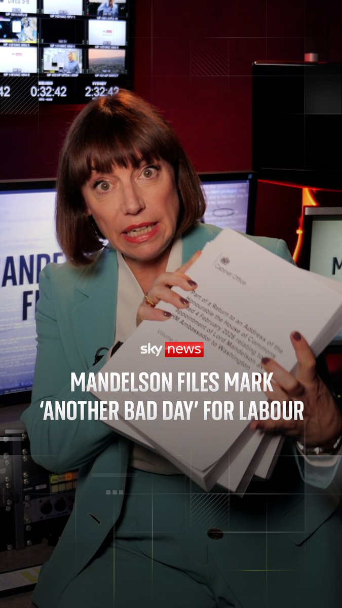 ‘Toe-curling’ messages between Peter Mandelson and Pat McFadden, one of Keir Starmer’s closest cabinet allies, have been revealed in the latest document dump. Sky’s Beth Rigby takes you through the most important finding from the Mandelson files