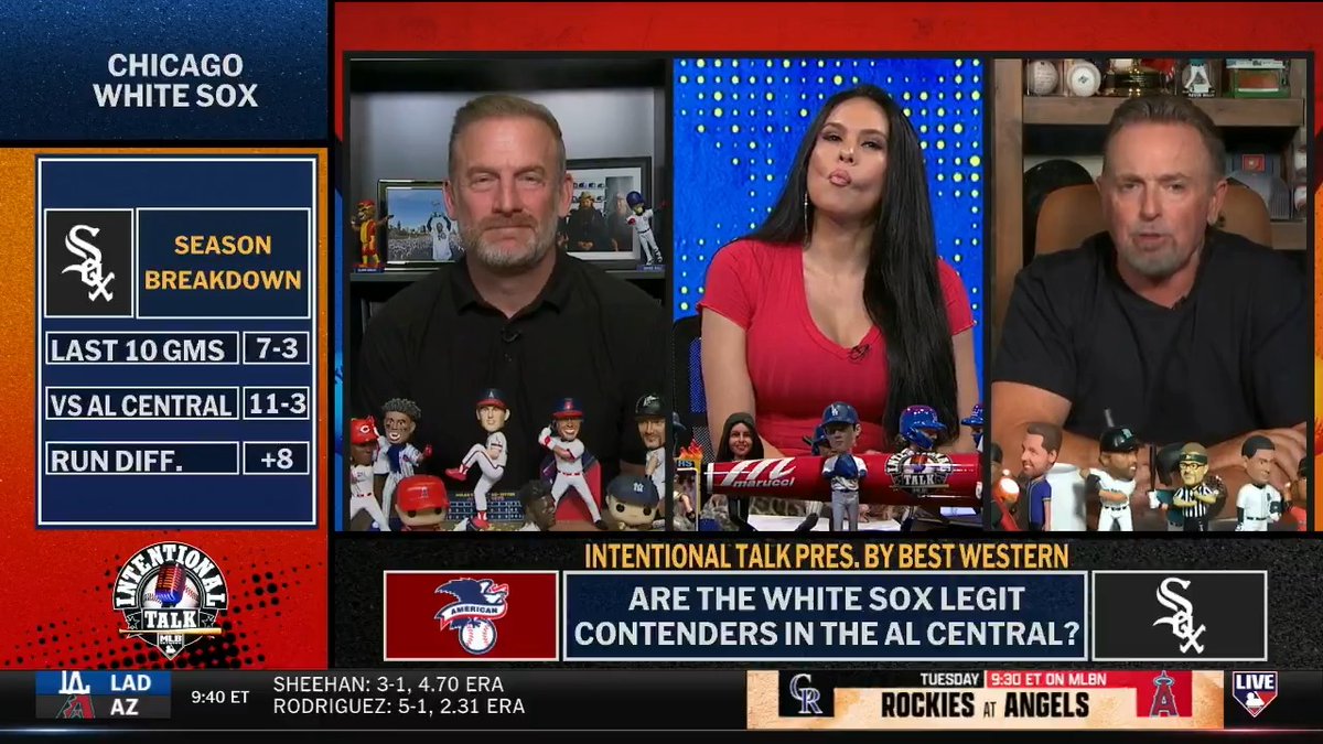 The White Sox have won five games in a row and are 1 GB from the AL Central lead 👀 "They are a contender." - Kevin Millar
