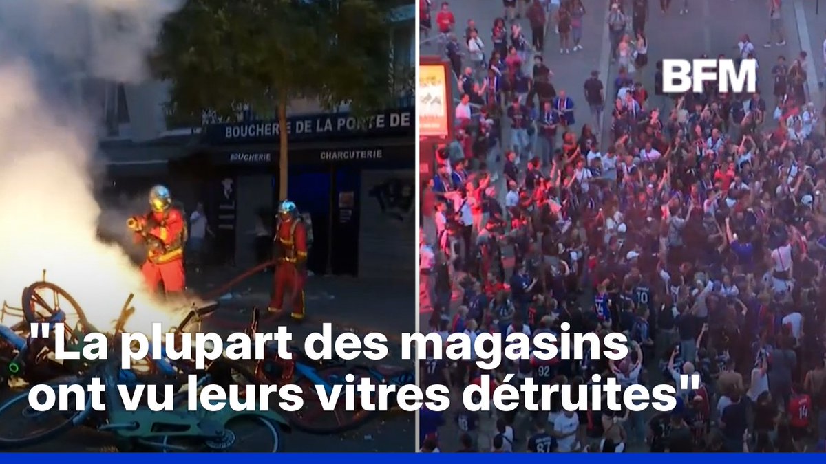 890 interpellés, 219 blessés ... Une nuit de chaos après le sacre du PSG