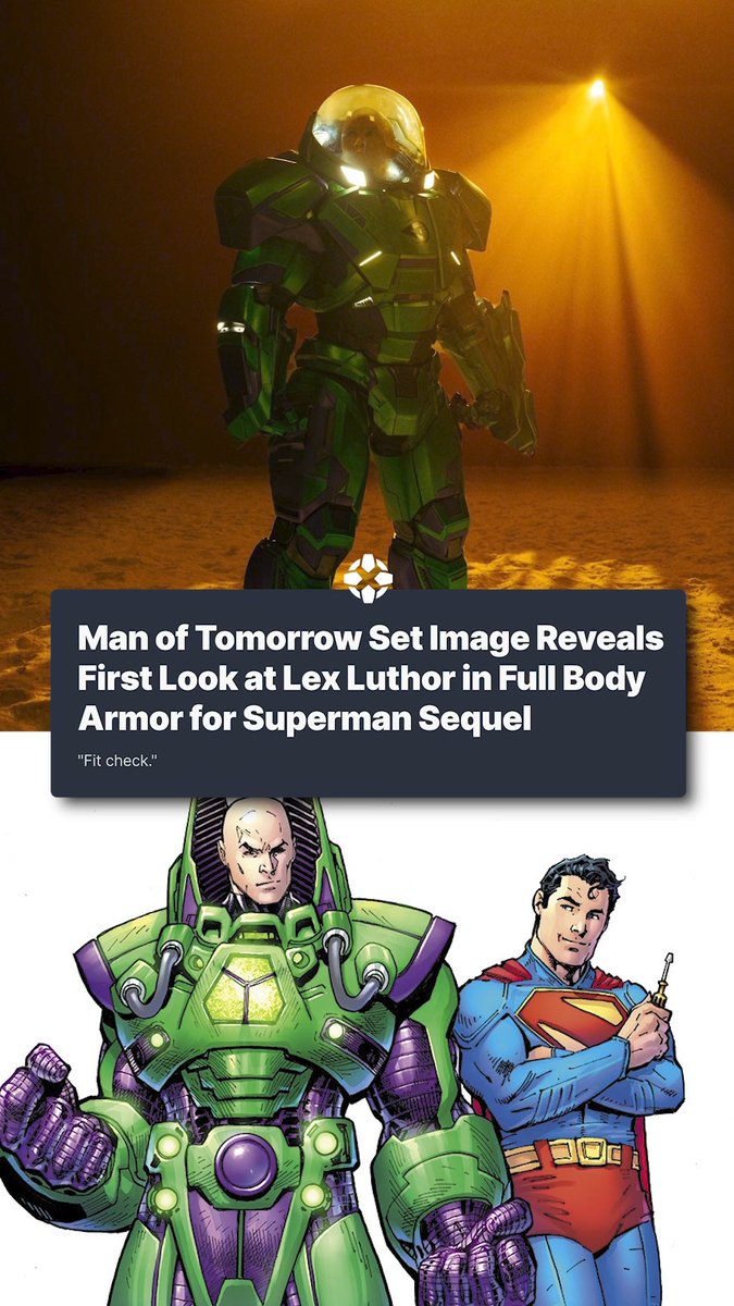 Nicholas Hoult's Lex Luthor has a brand new look for James Gunn's Superman sequel Man of Tomorrow.
