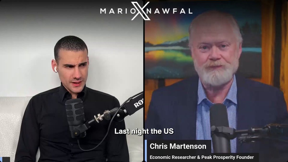 🇺🇸🇮🇷 The U.S. has just recorded 3 consecutive weeks of massive crude oil inventory draws, some of the largest on record, and the market barely seems to care. Economist Chris Martenson says that's the wrong reaction. "How is oil not higher at this point, is the correct question." His argument: inventories are shrinking, supply risks remain elevated, and Iran knows time may be working in its favor. The market may be starting to reach the same conclusion. Chris Martenson