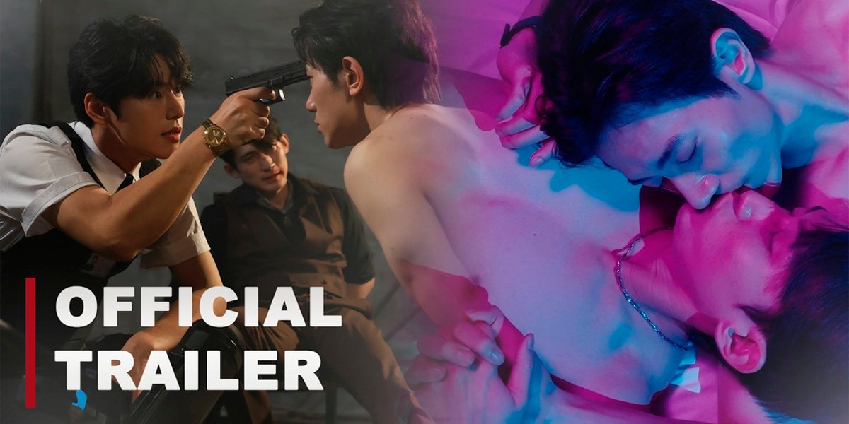 🚨 Official trailer released for #SinAndLove, new Korean BL thriller premiering in July. Police officers, drug dealers, and spies: a mysterious kidnapping uncovers a criminal network, while love and sex become tools of exchange.