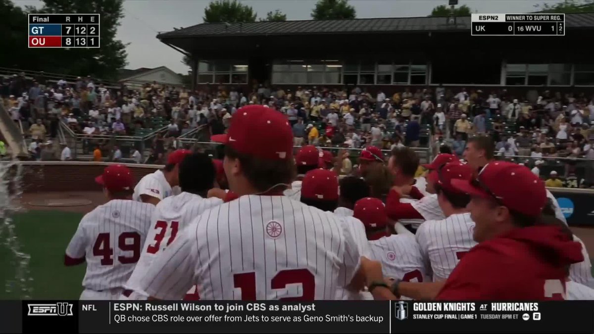 OH MY GOODNESS 🤯 OKLAHOMA WALKS IT OFF TO THE SUPERS! Oklahoma Baseball x NCAA Baseball /ESPNU