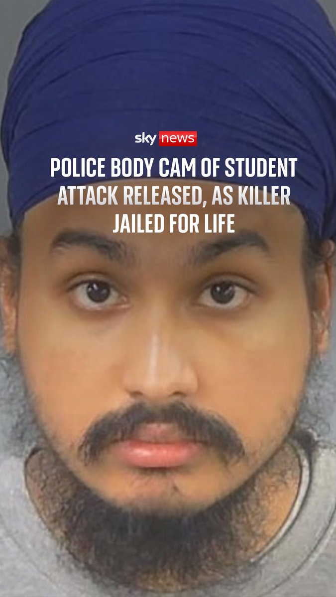 Vickrum Digwa, 23, has been jailed for life for stabbing 18-year-old Henry Nowak to death in December. Digwa falsely told police that Nowak had racially abused him, prompting officers to handcuff the university student as he lay dying. 🔗
