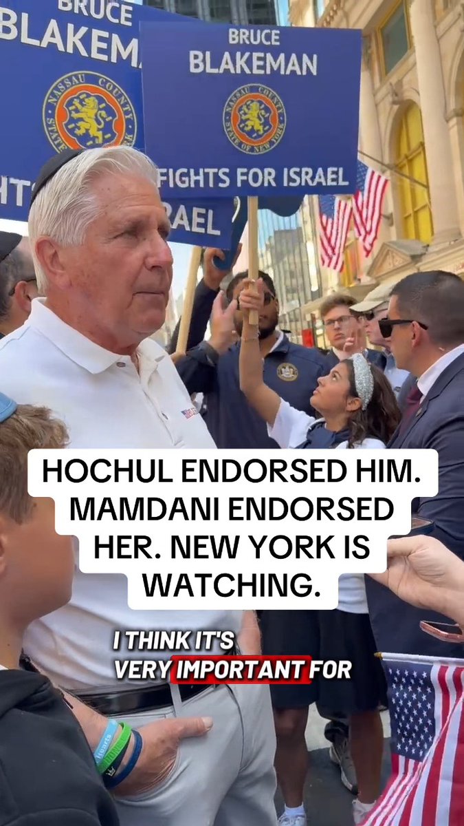 Kathy Hochul endorsed Zohran Mamdani. Mamdani endorsed Kathy Hochul. That tells you everything you need to know. When I am Governor, New York will stand with Israel and stand against anti-Semitism.