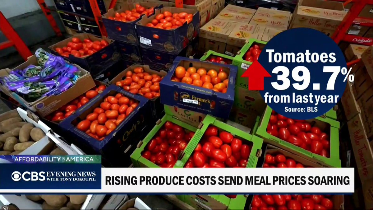 AFFORDABILITY IN AMERICA: From avocados to tomatoes, rising fuel costs are driving up the price of produce across the country.