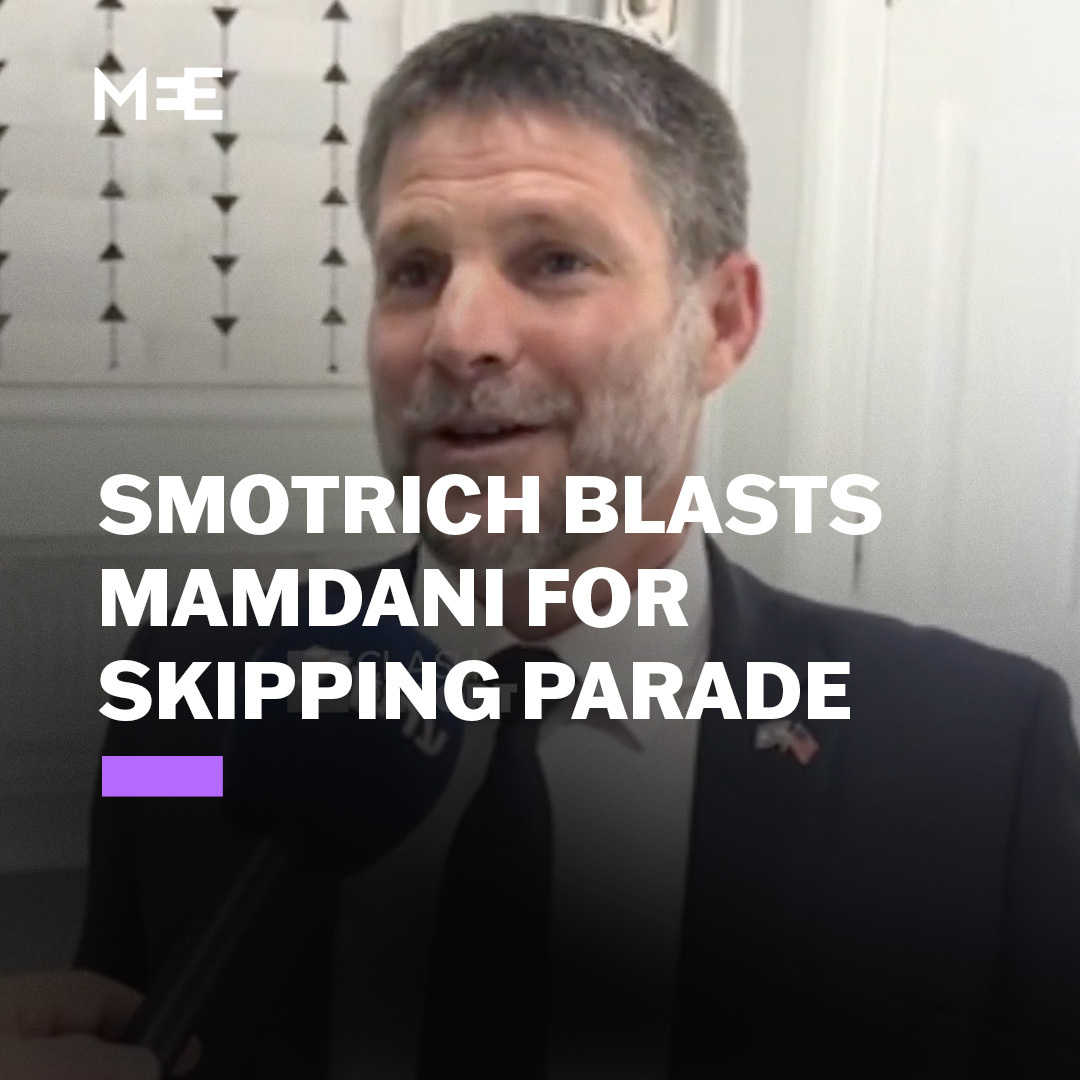 Bezalel Smotrich, far-right Israeli minister, blasts NYC Mayor Zohran Mamdani for not attending the Israel Day Parade on Fifth Avenue on Sunday and says, "There is a big increase in antisemitism in general, all over the world, including here in the United States"