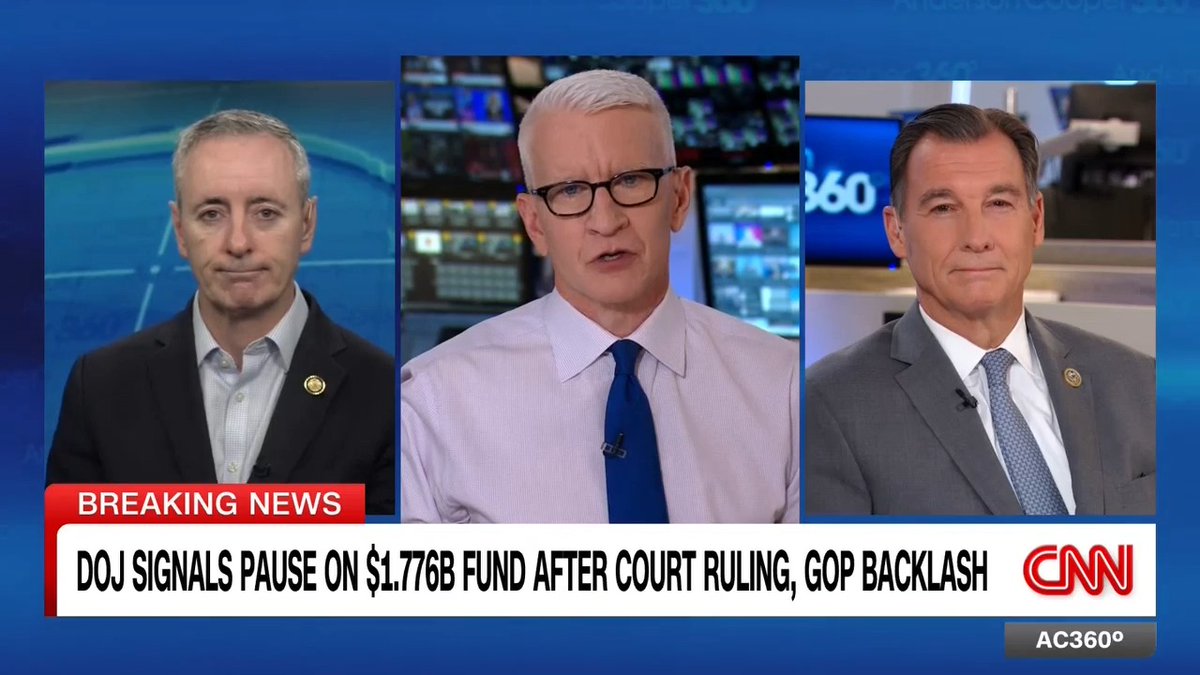 The Trump administration is backing off the $1.776 billion "anti-weaponization" fund" after a court order temporarily halted the effort. Pennsylvania Republican Rep. Brian Fitzpatrick who introduced legislation to block the fund says, "Mark my words, we will stop this."