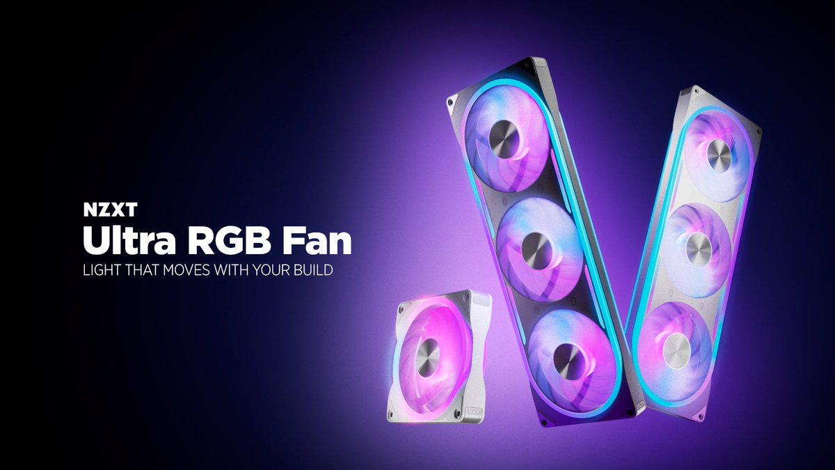 Introducing the new NZXT Ultra RGB Fans!