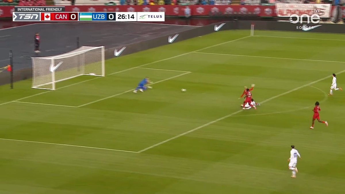 Maxime Crépeau comes up big 🧤 🔴 Watch #CanMNT on OneSoccer