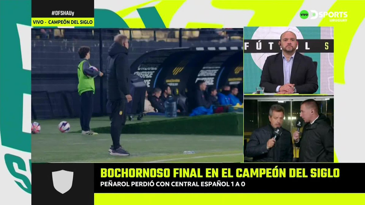 DIEGO AGUIRRE, FURIOSO TRAS LA CAÍDA DE PEÑAROL 🔥 🎙️ Atención a lo que contó Rodrigo Romano sobre cómo se vivió en el vestuario del Manya la derrota ante Central Español y las expulsiones. #DFSHAUY