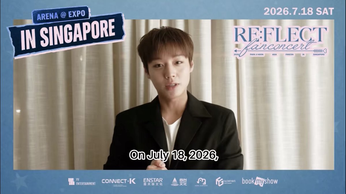 2026 #박지훈 ASIA FANCON TOUR RE:FLECT IN SINGAPORE 인사 영상 💌