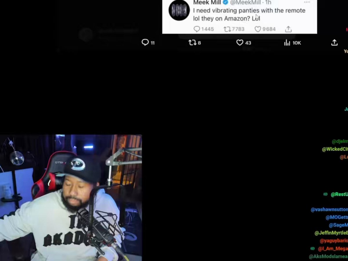 Akademiks speaks out after closely analyzing the leaked video of Daphne Joy, Diddy, and Sly Diggler for “research purposes” “These b——s are taking baseball bats in their p—y, straight fist, BANG! I’m sorry 50’s baby mama calls you over after she just had six rounds with the Punisher, Sly Diggler… N—a, you think you’ve seen a real UFO until that b—h opens her legs. It’s straight blackness; it’s a fucking portal, n—a… Call me small all y’all want. Listen, I’m going with a bag of tools, gang—a lot of tools. I’m having batteries, rechargeable batteries, power banks. I’m bringing everything… Brother, she took more than 100 inches of d—k in one night. What the f—k you think you gonna do, n—a? Guinness Book world record… I ain’t gon’ lie, I’m anti-paying for p—y. I wouldn’t pay a b—h a dollar, but yo, I ain’t gon’ lie, I’m making too much money. Yo, I got 10 grand for you too, f—k that shit. I got my 10 bands—10 a month easy… This is gon’ be a subscription.”